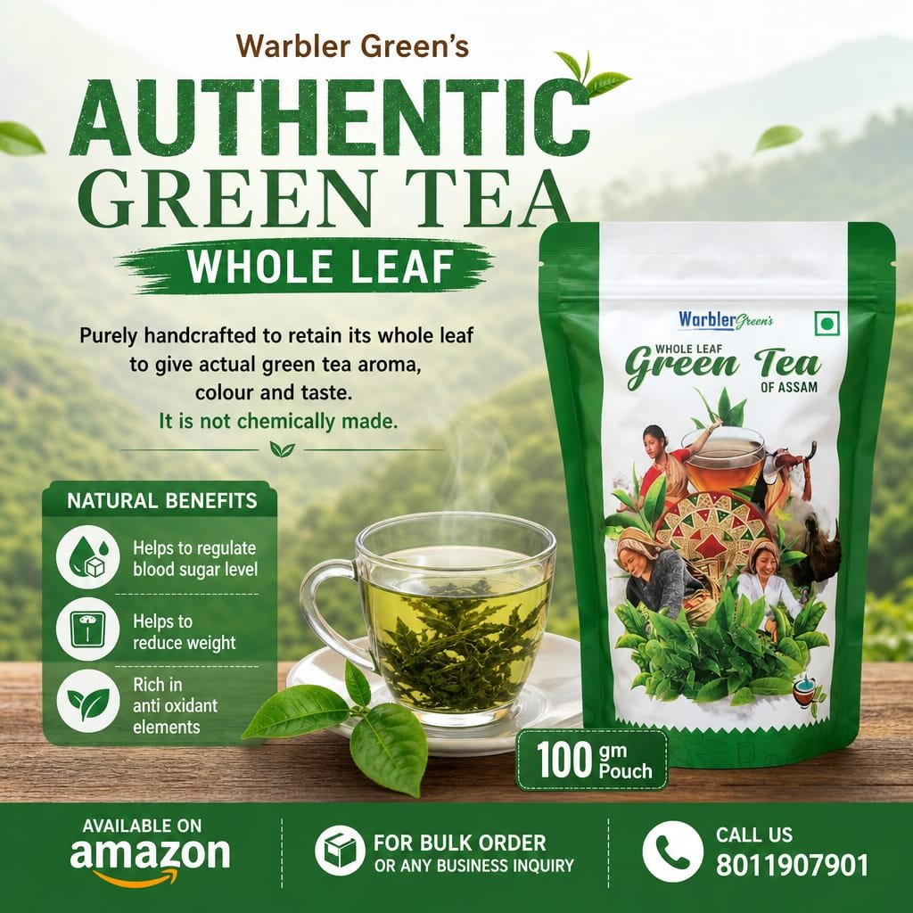 Green Tea whole leaf(100 gm)